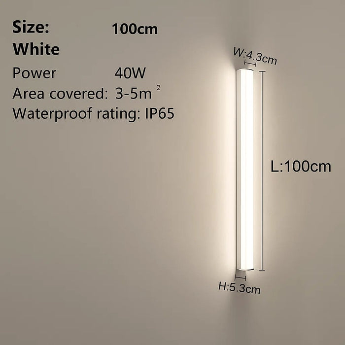 Outdoor Wall Lamp – Waterproof LED Strip Light for Garden & Balcony - Samanta Factory