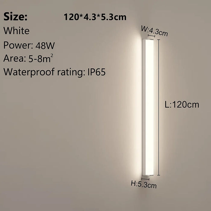 Outdoor Wall Lamp – Waterproof LED Strip Light for Garden & Balcony - Samanta Factory