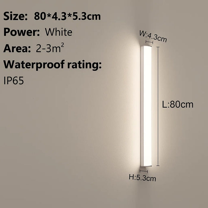 Outdoor Wall Lamp – Waterproof LED Strip Light for Garden & Balcony - Samanta Factory