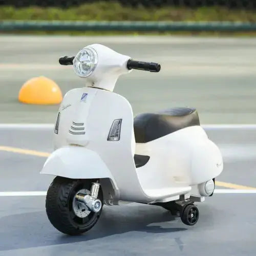 Vespa Licensed Kids Ride On Motorcycle 6V Battery Powered Electric Toys - Samanta Factory