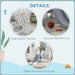 AIYAPLAY Space-Themed Slide and Swing Set for Kids, Swing Slide Basketball Hoop - Samanta Factory