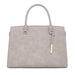  Women’s laptop tote bag with 13-inch compartment, fuchsia lining, and gold hardware


