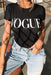 Black Vogue T Shirt - Samanta Factory