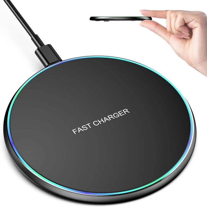 Fast Wireless Charger Charging Pad for Apple Iphone 15 & Samsung
