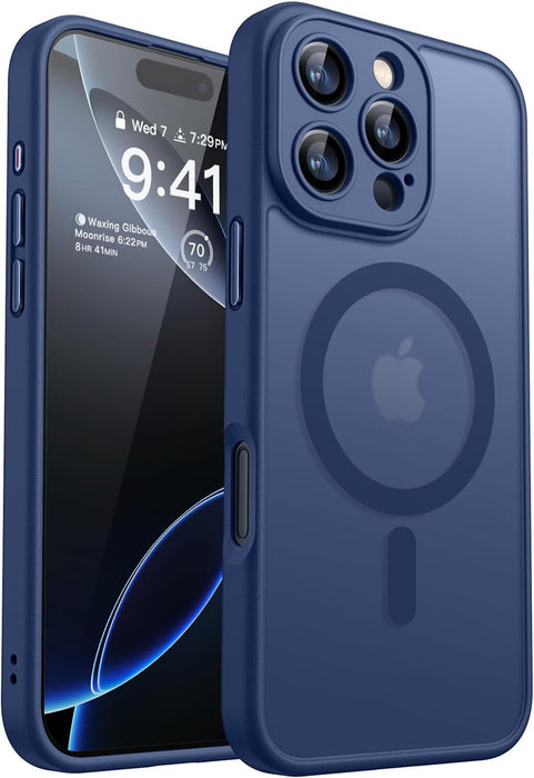 Case for Iphone 16 Pro Max 16 Pro 16 plus Shockproof Magnetic Magsafe Back Cover