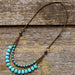 Turquoise Choker Necklace - Samanta Factory