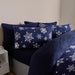 Snowflake Teddy Fleece Duvet Cover Bedding Set Winter Christmas Quilt Bed Soft