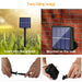 20LED Solar Powered Retro Bulb String Lights Garden Outdoor Fairy Christmas Lamp