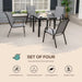 Garden Dining Chairs – Stackable Outdoor Design with High Back Support - Samanta Factory