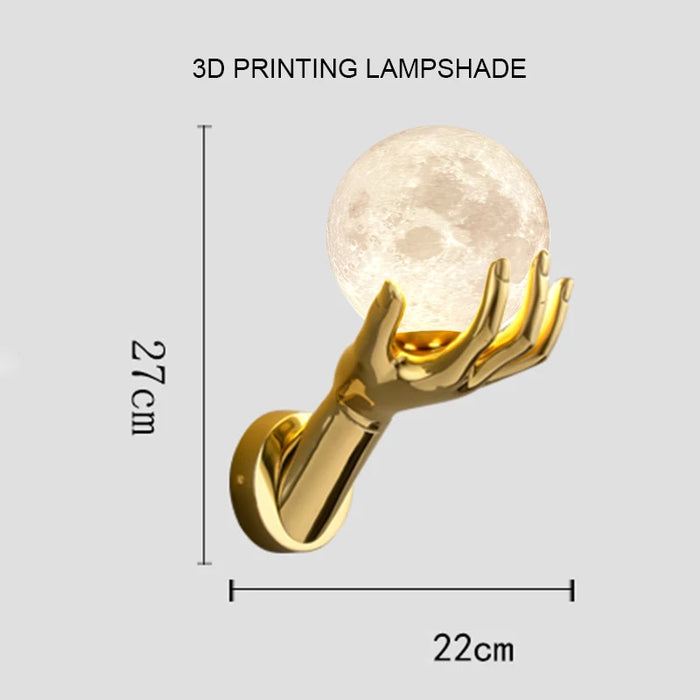 gold wall lamp indoor