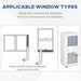 9000 BTU 4-in-1 Portable Air Conditioner |Dehumidifier & Sleep Mode with LED Display & Timer - Samanta Factory