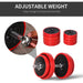 20KGS Dumbbell & Barbell  Adjustable Ergonomic Set Exercise in Home Gym HOMCOM - Samanta Factory