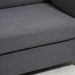 Dark Grey Linen 2-Seater Sofa | Modern Upholstered Loveseat with Armrests – 141cm Wide - Samanta Factory