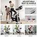 8kg Flywheel Exercise Bike w/ Adjustable Height/Resistance LCD Monitor HOMCOM - Samanta Factory