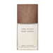 Issey Miyake Homme Vétiver Eau de Toilette bottle with brown ash wood cap and minimalist design
