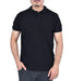 Mens Short Sleeve Polo Black - S - Samanta Factory