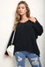 V-neck chunky knitted jumper with oversized fit and cable knit texture – cosy autumn winter sweater for women UK

