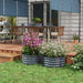 Raised Planter Set – Sturdy Galvanized Steel Design - Samanta Factory