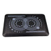 Anti-fatigue mat with non-slip base and antimicrobial protection for feet and back support.