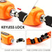 Mini Electric Vehicle Bike Anti-Theft Lock Set - Bicycle Brake Handlebar Grip Cycling Horn Throttle Lock for Scooter Motorcycle