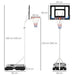 Basketball Hoop – Adjustable Height & Durable Construction - Samanta Factory