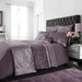 Elegant Porto Diamante polycotton bedding set in multiple colors with matching accessories
