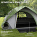 Camping Tent - Waterproof & Spacious for 4-5 People - Samanta Factory