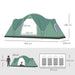 Outdoor Camping Tent – Large 5-6 Person Family Tent with Waterproof Design - Samanta Factory