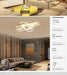 Ceiling Chandelier – Smart Home Integration with Alexa Control - Samanta Factory