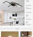 Ceiling Chandelier – Smart Home Integration with Alexa Control - Samanta Factory