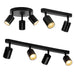 Rotatable 4000K ceiling spotlight with adjustable downlight for kitchen or bedroom