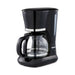 800W drip coffee maker with 1.5L glass carafe and reusable filter