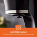 1.5L Filter Coffee Machine 800W Instant Coffee, Espresso & More