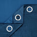 Myron Heavy Crushed Velvet Eyelet Room Darkening Thermal Drape Curtains