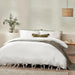 Thatcham Cotton Solid Colour Duvet Cover Set with Pillowcases