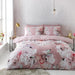 Floral 3D animal bedding set with soft cotton-polyester blend, perfect for modern bedrooms
