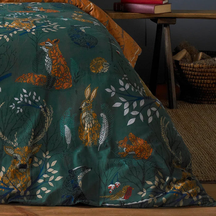 Cotton Blend, Polyester Animal Print Duvet Cover Set with Pillowcases