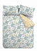 Inga Leaf Reverisble Duvet Cover Set with Pillowcases