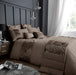Hristofer Cotton Blend, Polyester Solid Colour Duvet Cover Set with Pillowcases