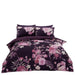 Cotton Blend Floral Duvet Cover Set with Pillowcases