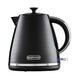 Stylish Stirling Collection Pyramid Kettle with 360° Swivel Base and Removable Lid