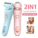 “2-In-1 USB Rechargeable Hair Remover & Epilator – Smooth Shave for Face, Body, and Bikini”