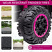 HOMCOM 12V Electric Quad Bikes for Kids Ride On Car ATV Toy for 3-5 Years Pink - Samanta Factory