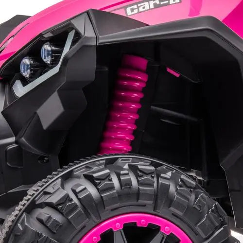 HOMCOM 12V Electric Quad Bikes for Kids Ride On Car ATV Toy for 3-5 Years Pink - Samanta Factory