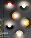 Nordic LED wall lamp with round ball design for stylish interior lighting