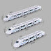 Kids DIY Simulation High Speed Railway Train Toy Car Electric Sound Light Model Train Educational Toys for Boys Girls Gift