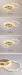 Modern LED Ceiling Chandelier – Dimmable with Remote Control - Samanta Factory