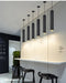 Minimalist Cylinder Pendant Light with Brushed Nickel Finish for Dining and Kitchen Spaces
