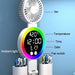 Desk Lamp – Rechargeable LED with Fan & Clock Display - Samanta Factory