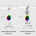 Desk Lamp – Rechargeable LED with Fan & Clock Display - Samanta Factory